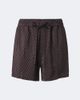 Saint Laurent Saint Laurent Cassandre printed silk shorts - 1