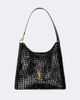 Saint Laurent Saint Laurent Cassandre raffia shoulder bag - 1