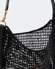 Saint Laurent Saint Laurent Cassandre raffia shoulder bag - 4