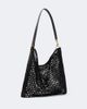 Saint Laurent Saint Laurent Cassandre raffia shoulder bag - 5