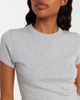 Saint Laurent Saint Laurent Cassandre ribbed-knit cotton T-shirt - 3