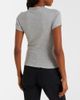 Saint Laurent Saint Laurent Cassandre ribbed-knit cotton T-shirt - 4