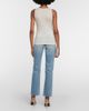 Saint Laurent Saint Laurent Cassandre ribbed-knit wool tank top - 3