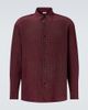 Saint Laurent Saint Laurent Cassandre silk crêpe de chine shirt - 1