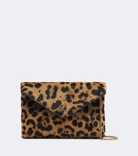 Saint Laurent Saint Laurent Cassandre Small calf hair shoulder bag