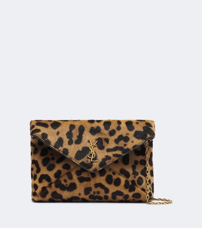 Saint Laurent Saint Laurent Cassandre Small calf hair shoulder bag