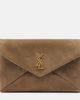 Saint Laurent Saint Laurent Cassandre suede pouch - 1