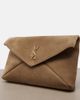 Saint Laurent Saint Laurent Cassandre suede pouch - 6