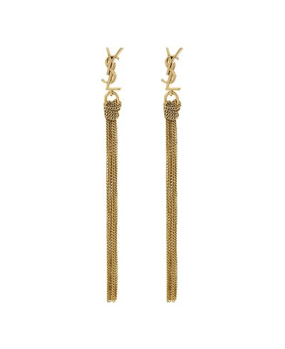 Saint Laurent Saint Laurent Cassandre Tassel Earrings