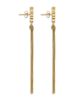 Saint Laurent Saint Laurent Cassandre Tassel Earrings - 3