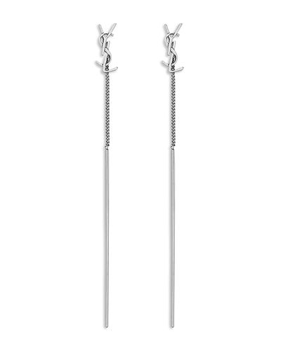 Saint Laurent Saint Laurent Cassandre Threader Earrings