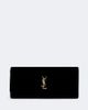 Saint Laurent Saint Laurent Cassandre velvet clutch - 1