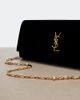 Saint Laurent Saint Laurent Cassandre velvet clutch - 6