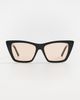 Saint Laurent Saint Laurent Cateye Sunglasses Black-Black-Brown One - 2