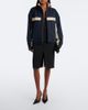 Saint Laurent Saint Laurent Chalk stripe wool-blend pencil skirt - 2
