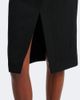 Saint Laurent Saint Laurent Chalk stripe wool-blend pencil skirt - 4