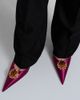 Saint Laurent Saint Laurent Cosmo embellished satin mules - 2