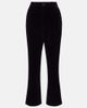 Saint Laurent Saint Laurent Cotton velvet cropped flared pants - 1
