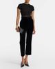 Saint Laurent Saint Laurent Cotton velvet cropped flared pants - 2