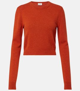 Saint Laurent Saint Laurent Cropped cashmere sweater