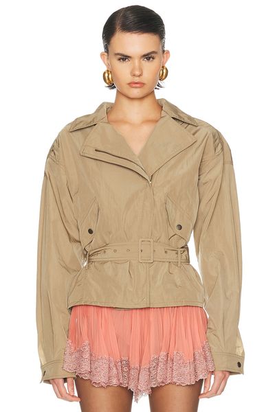 Saint Laurent Saint Laurent Cropped Trench Coat