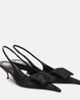 Saint Laurent Saint Laurent Dakota 50 crÃªpe satin slingback pumps - 1