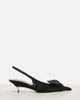 Saint Laurent Saint Laurent Dakota 50 crÃªpe satin slingback pumps - 4