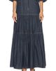 Saint Laurent Saint Laurent Denim Long Ruffle Skirt - 1
