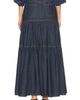 Saint Laurent Saint Laurent Denim Long Ruffle Skirt - 4