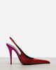 Saint Laurent Saint Laurent Deroche crÃªpe satin slingback pumps - 5