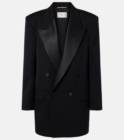 Saint Laurent Saint Laurent Double-breasted oversized wool blazer