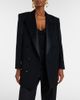 Saint Laurent Saint Laurent Double-breasted oversized wool blazer - 2