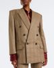 Saint Laurent Saint Laurent Double-breasted Prince of Wales wool blazer - 7