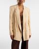 Saint Laurent Saint Laurent Double-breasted oversized silk blazer - 2