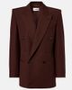 Saint Laurent Saint Laurent Double-breasted wool and mohair blazer - 1
