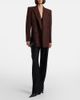 Saint Laurent Saint Laurent Double-breasted wool and mohair blazer - 6