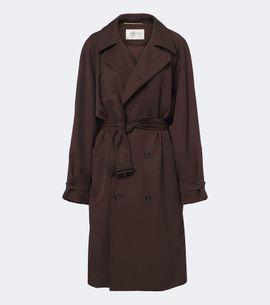 Saint Laurent Saint Laurent Double-breasted wool trench coat
