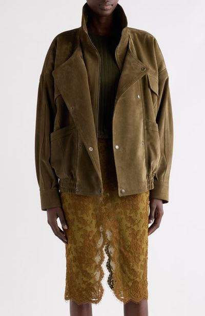 Saint Laurent Saint Laurent Double Collar Leather Jacket
