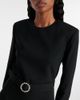 Saint Laurent Saint Laurent Embellished open-back minidress - 4