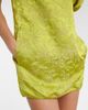 Saint Laurent Saint Laurent Embroidered duchess satin minidress - 4