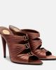 Saint Laurent Saint Laurent Emilie crêpe satin mules - 1