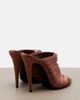 Saint Laurent Saint Laurent Emilie crêpe satin mules - 3