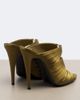 Saint Laurent Saint Laurent Emilie embellished crêpe satin mules - 3