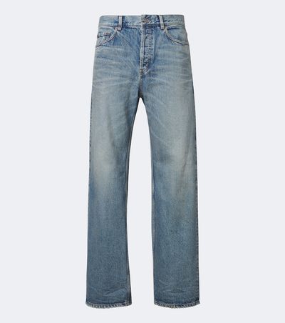 Saint Laurent Saint Laurent Faded wide-leg jeans