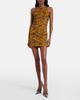 Saint Laurent Saint Laurent Floral brocade minidress - 2