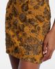 Saint Laurent Saint Laurent Floral brocade minidress - 4