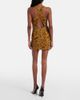 Saint Laurent Saint Laurent Floral brocade minidress - 6
