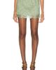 Saint Laurent Saint Laurent Floral Jacquard Mini Skirt - 1