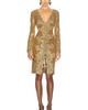 Saint Laurent Saint Laurent Floral Lace Long Sleeve Dress - 1