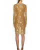 Saint Laurent Saint Laurent Floral Lace Long Sleeve Dress - 3